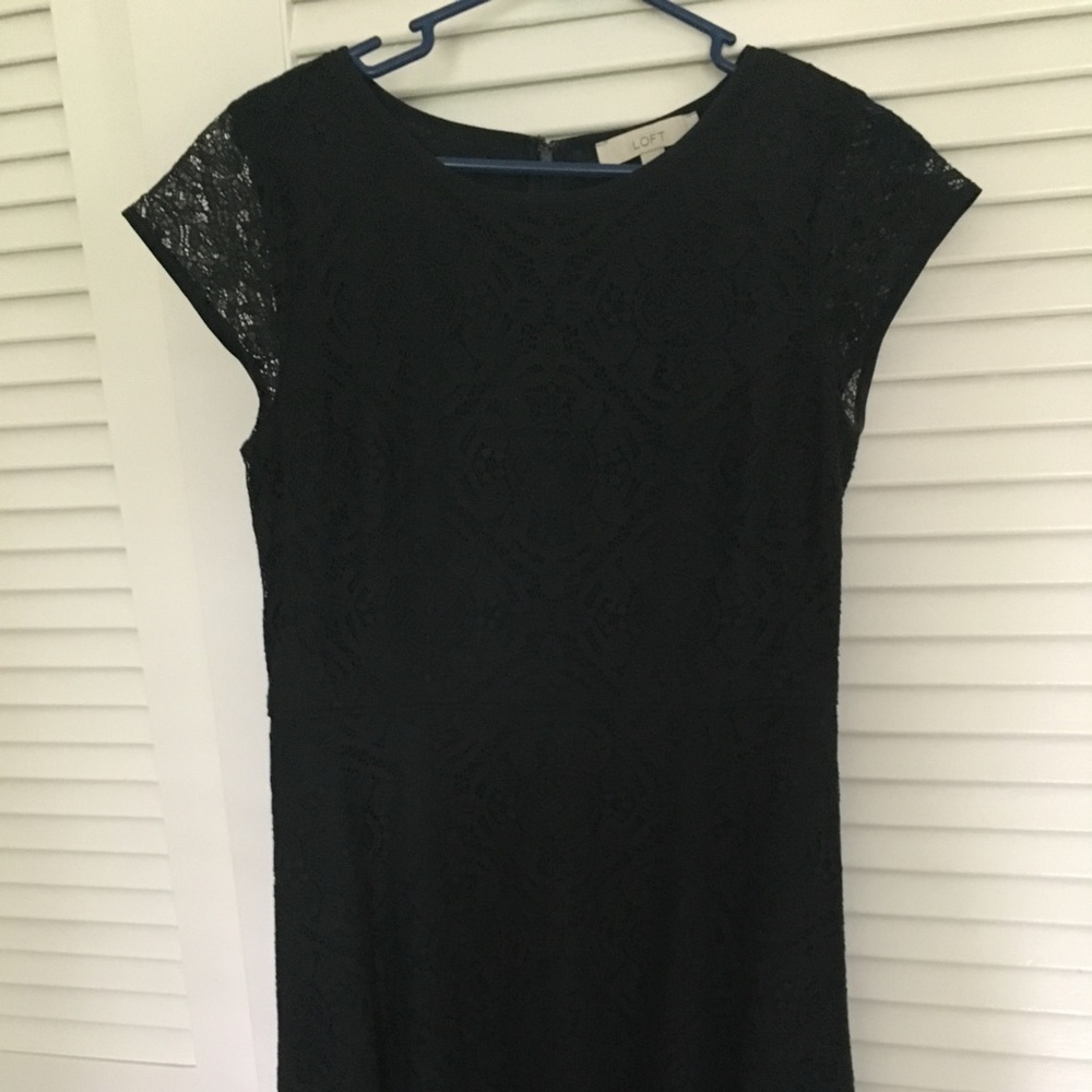 Loft Dress, Dark Green, EUC Size 8
